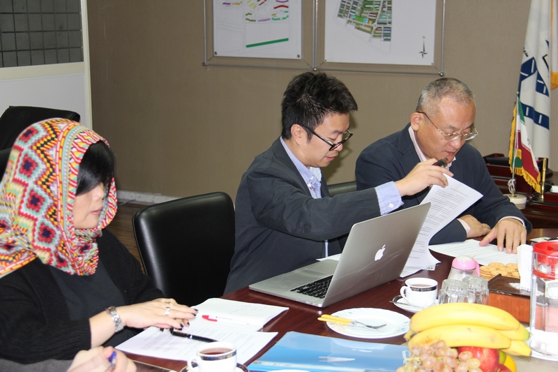 جلسه مهندس رضا الماسی  با گروه مشاور مالی تخصصی چینی برای تامین مالی پروژه ها
