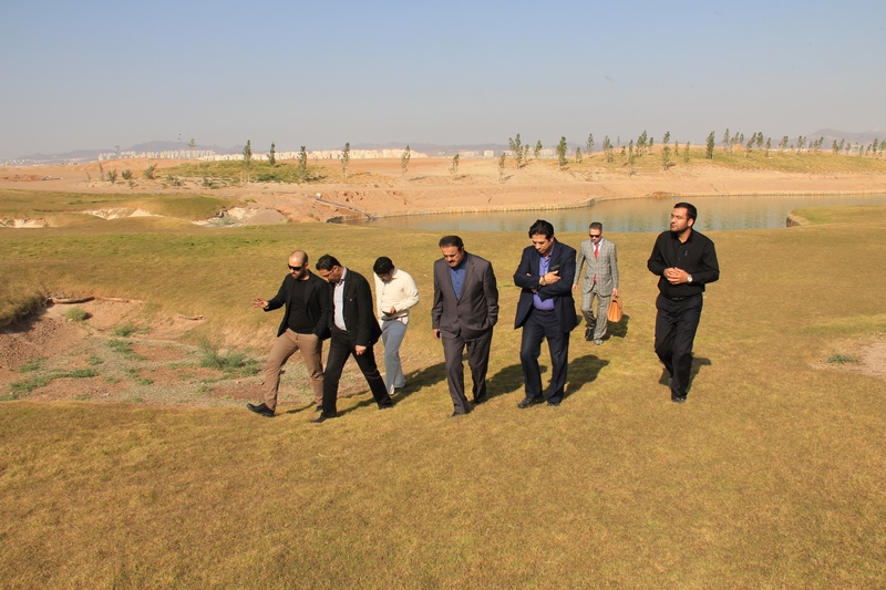 بازدید مهندس رضا الماسی از پروژه سرزمین ایرانیان