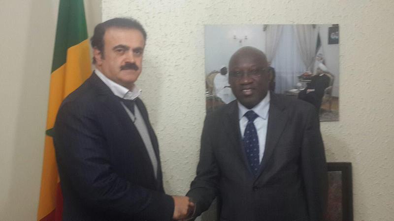دیدار مهندس رضا الماسی با سفیر سنگال در خصوص 500 واحد مسکونی